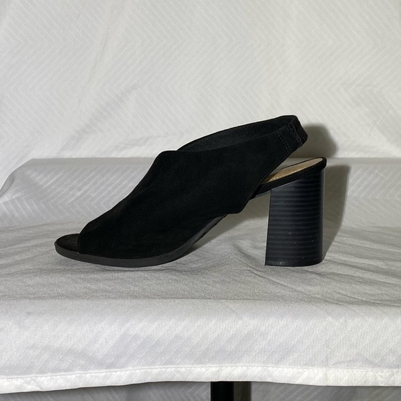 Dex Flex Comfort Black Block Heels - Picture 1 of 6